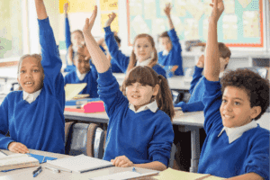 12 Ofsted Framework Changes | Kids In Classroom With Their Hands Up