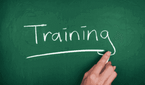 Training Written In Chalk To Show Cpd