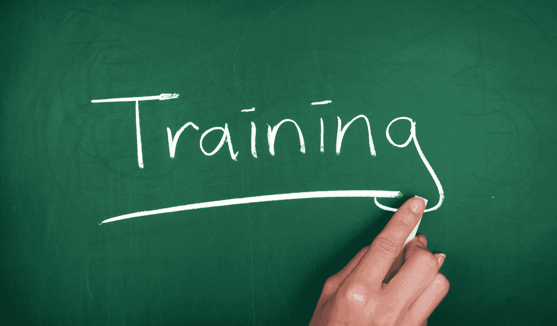 Training written in chalk to show CPD